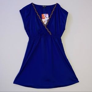 Lily White | Women’s Royal Blue Midi Dress